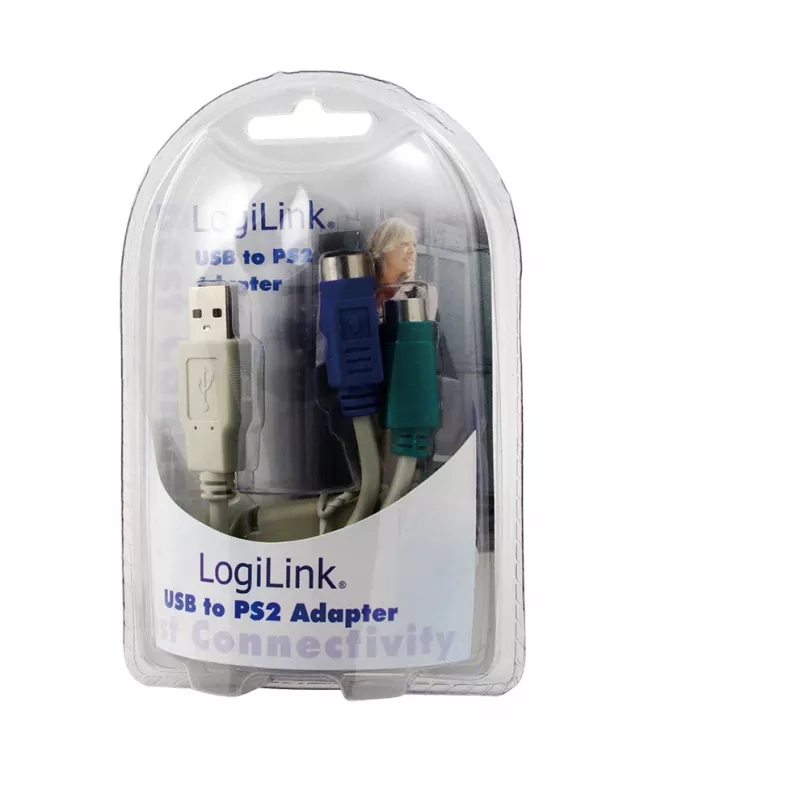 LogiLink adaptér USB - 2x PS/2 AU0004A