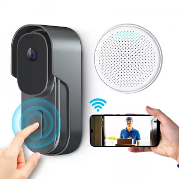 Videovrátnik Extralink SmartLife 1080p 5MP – vonkajšia jednotka s 1080p videom a 5MP senzorom