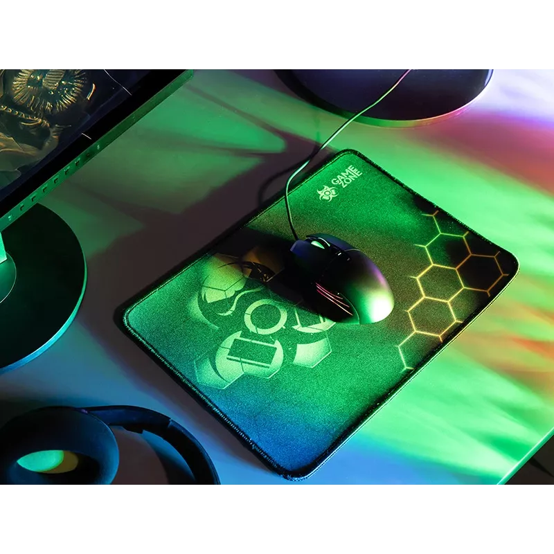 TRACER GameZone Hexy3 herná podložka pod myš, 35 x 28 x 0,4 cm, čierna/žltá