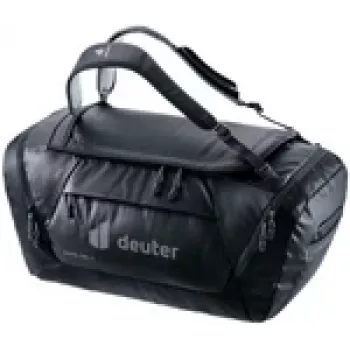 Vak DEUTER Duffel Pro 60 – objem 60 l, čierny, odolná cestovná a športová taška