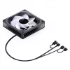 Ventilátor Jonsbo ZA-120 Reverse Blade PWM ARGB 120mm čierny