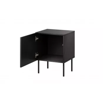 Sada nočných stolíkov 2 ks Cama Meble ISLA 44,5×40×59 cm čierna matná MDF/drevotrieska
