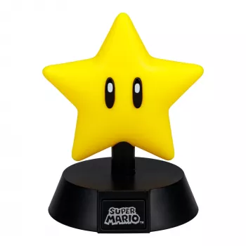 Stolové svietidlo Paladone Super Mario Super Star ikonické svetlo — dekoratívne LED nočné svetlo