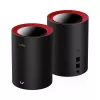 Mesh systém Cudy M3000 2-pack Dual-Band Wi-Fi 6 2402 Mbit/s čierna červená