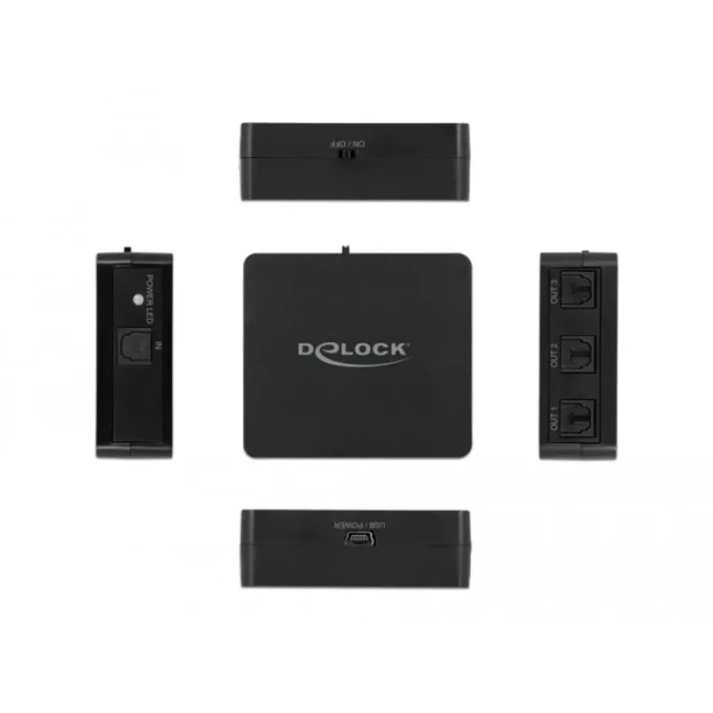 S/PDIF TOSLINK rozbočovač DeLOCK 63397