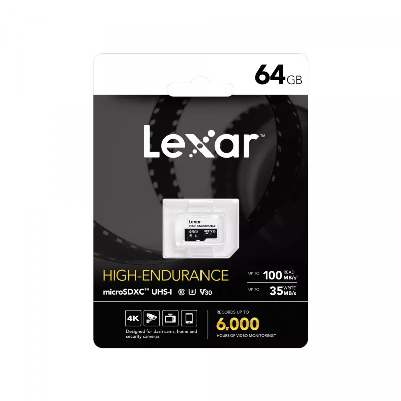 microSD High Endurance karta 64 GB C10 A1 U1 V30 100/35 MB/s