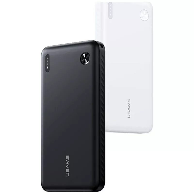 Powerbanka usams PB83 10000mAh PD 2×USB-A USB-C biela