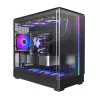 PC skriňa Montech KING 15 PRO čierna — Midi-Tower pre micro ATX / Mini-ITX