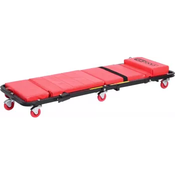 KS Tools 500.8000 dielenská pojazdná doska a skladacia stolička, 1200 x 460 mm