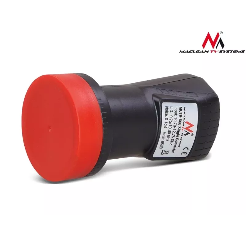 Satelitný jednoduchý konvertor MACLEAN MCTV-668 Single-Output LNB