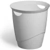 Odpadkový kôš okrúhly plastový sivý Durable 776010