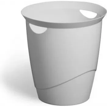 Odpadkový kôš okrúhly plastový sivý Durable 776010