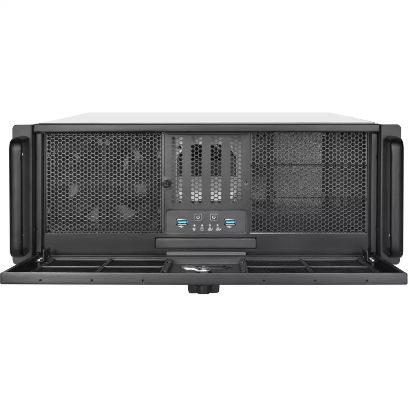 Silverstone RM400 Rack čierna, sivá