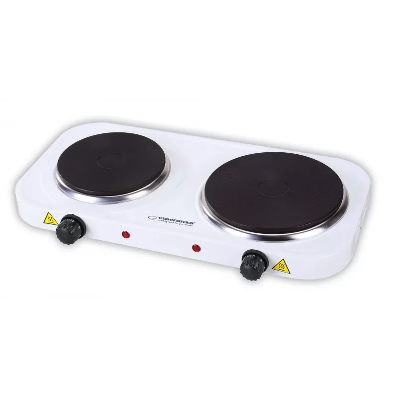 Esperanza EKH014W elektrický sporák 2 varné zóny biela