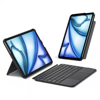 Folio puzdro s klávesnicou Inateck KB04122 pre 11 palcový iPad — QWERTZ rozloženie, Bluetooth, 500-mAh batéria, 450 g