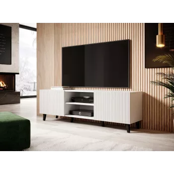 Cama RTV skrinka PAFOS 150x42x52 biela matná