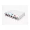 DeLOCK 67052 Keystone nástenné puzdro pre optické moduly, 6-port, biele