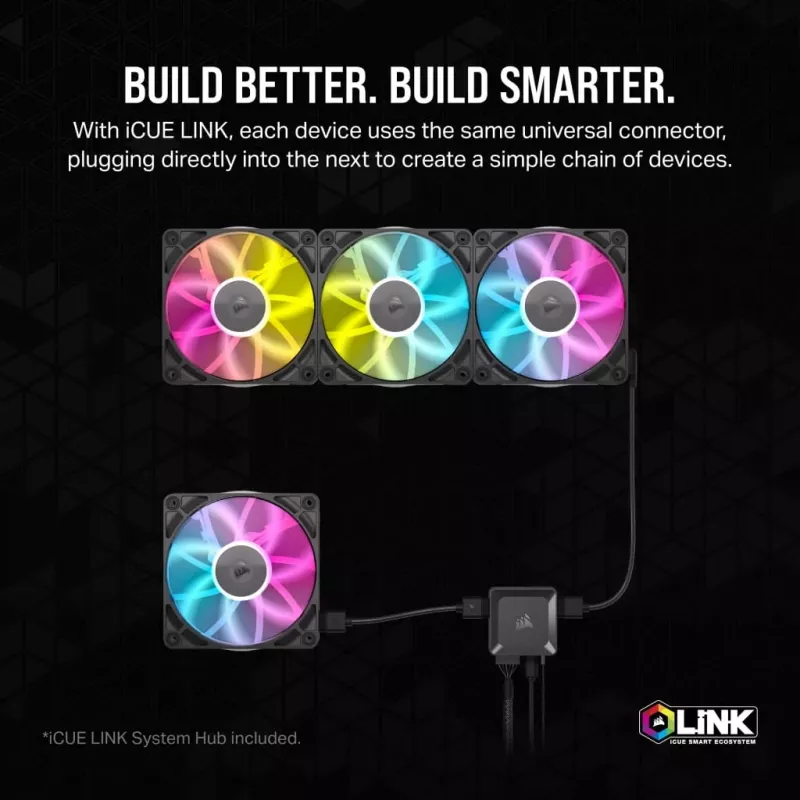 Ventilátor Corsair iCUE LINK RX120 RGB