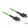 DeLOCK 85214 SAS kábel 1 m čierny SFF-8611 SFF-8611