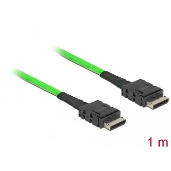 DeLOCK 85214 SAS kábel 1 m čierny SFF-8611 SFF-8611