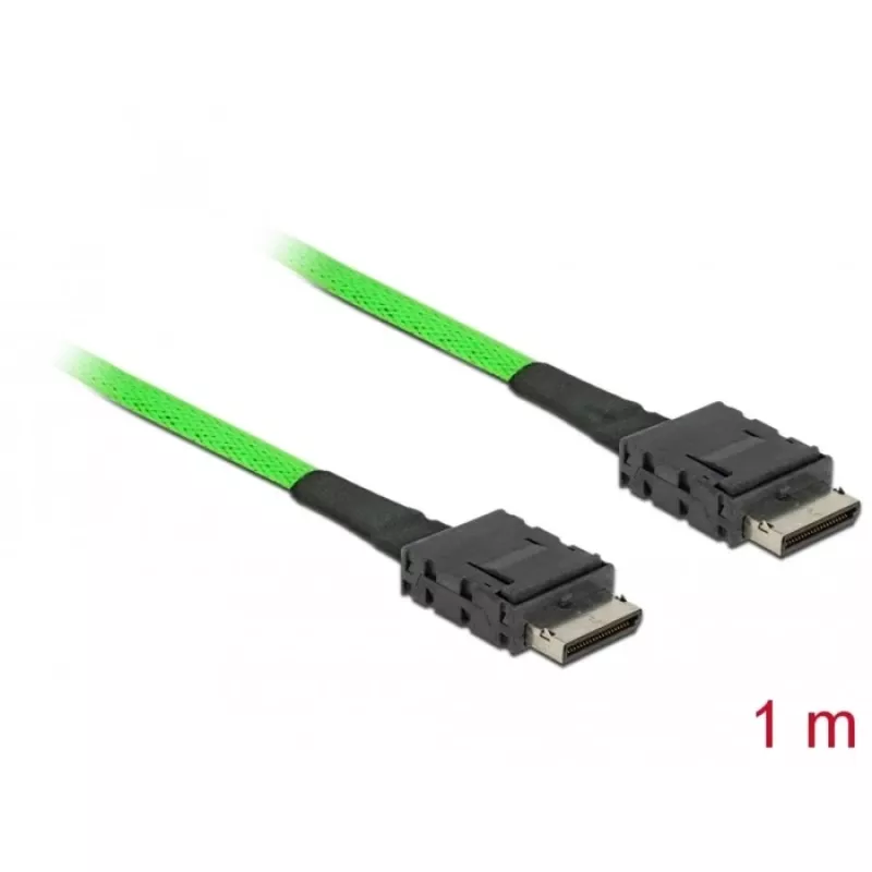 DeLOCK 85214 SAS kábel 1 m čierny SFF-8611 SFF-8611