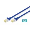 Digitus DK-1644-A-020-B-10 ethernetový patch kábel modrý