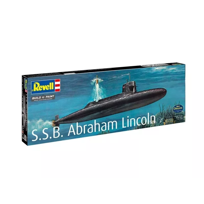 Plastový model lode REVELL S.S.B. Abraham Lincoln mierka 1/253 stavebnica