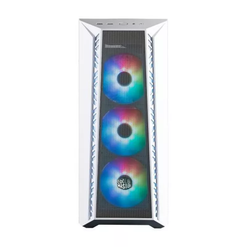 Cooler Master MasterBox 520 - Midi-Tower - PC - biela - ATX - EATX - micro ATX - Mini-ITX - SSI CEB - akrylonitril-butadién-styrén (ABS) - oceľ - tvrdené sklo - Multi