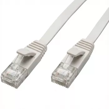 Sieťový kábel Captiva 80269 Patch kábel CAT 6a RJ45 0,5m biely