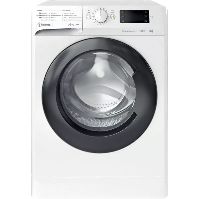 Práčka INDESIT MTWE81495WBPL 8 kg, 1400 ot/min, energetická trieda B