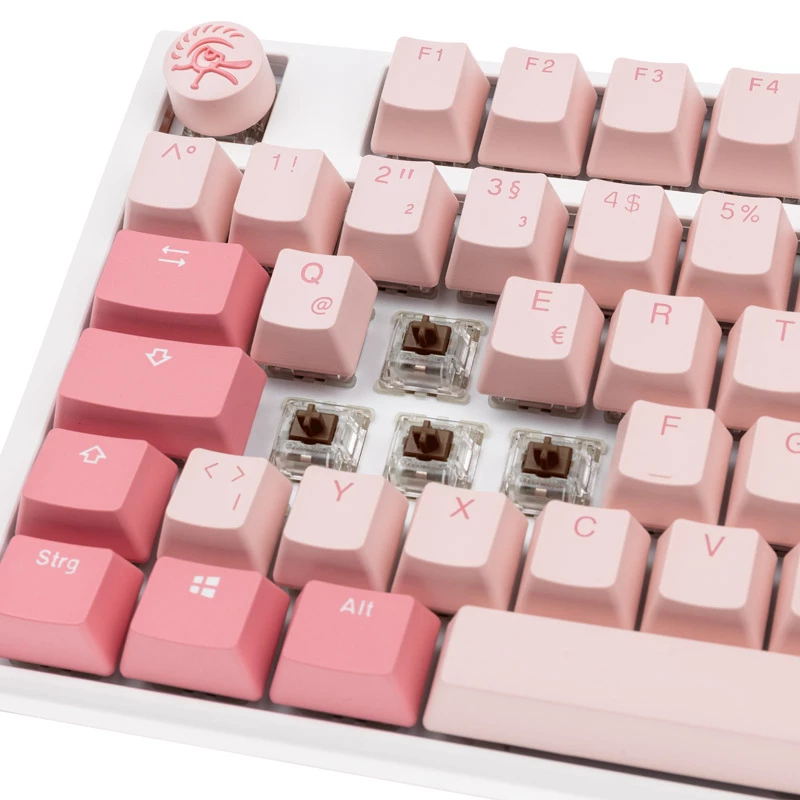 Ducky One 3 TKL klávesnica herná USB QWERTZ nemecká ružová