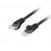 LANBERG sieťový kábel Cat6 RJ-45 U/UTP 3 m čierny