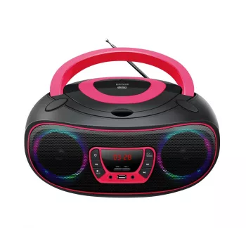 Denver TCL-212BT PINK CD prehrávač prenosný CD prehrávač čierny, ružový