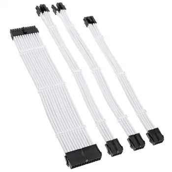 Kolink Core Standard Braided sada predlžovacích káblov - Brilliant White