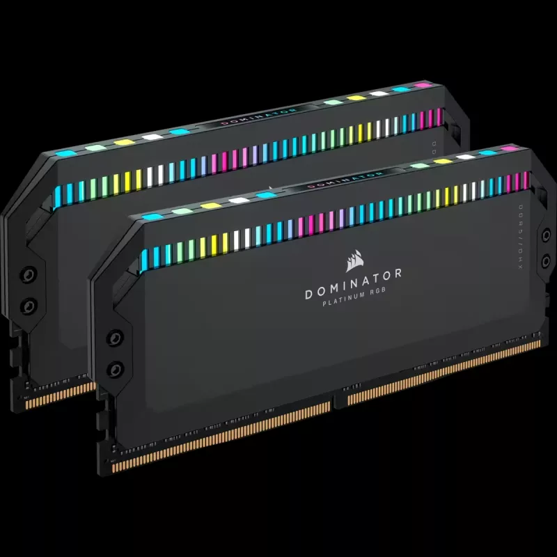 DIMM 32 GB DDR5-6400 (2x 16 GB) dual kit, operačná pamäť čierna, CMT32GX5M2B6400C32, Dominator Platinum, INTEL XMP