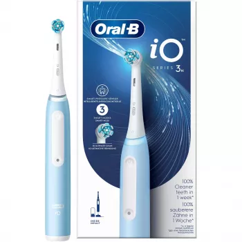 Oral-B Braun iO Series 3N dospelí vibračná zubná kefka svetlomodrá, biela