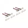 Interná RS-232 rozhranová karta DELOCK 95278 — Mini PCI Express host, 4× RS-232 výstupy, FIFO 256 B, 30×51×10 mm