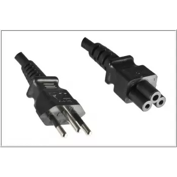 Microconnect PE010818BRAZIL napájací kábel čierny 1,8 m C5 konektor samica