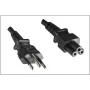 Microconnect PE010818BRAZIL napájací kábel čierny 1,8 m C5 konektor samica
