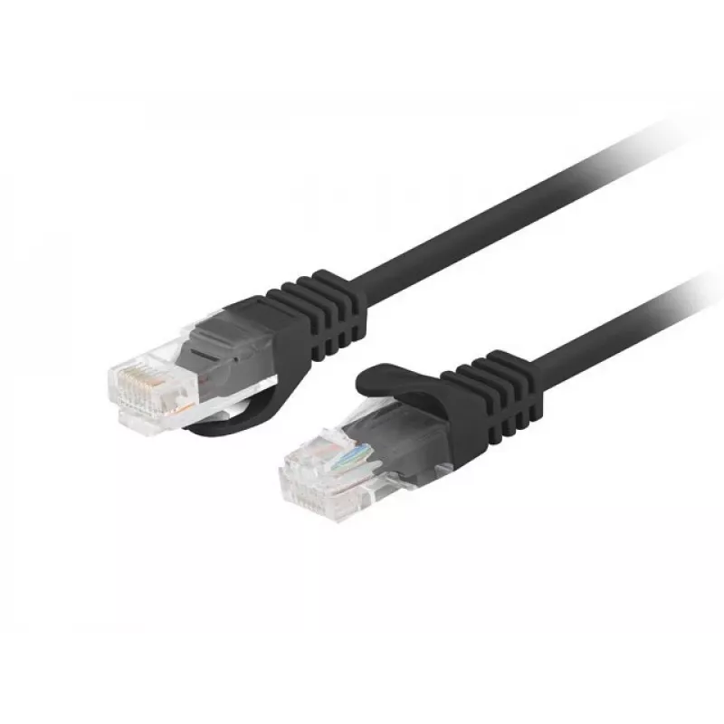 Lanberg PCU6-10CC-0750-BK sieťový kábel čierny 7,5 m Cat6 U/UTP