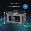 Nabíjačka QOLTEC 52493 12V 10A s funkciou opravy pre AGM batérie