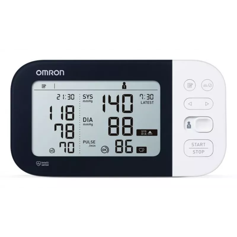 Omron M7 Intelli IT tlakomer na rameno, automatický, 2 používatelia