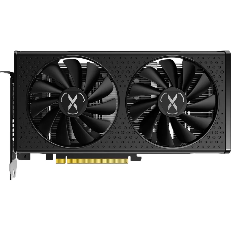 Grafická karta XFX Radeon RX 7600 — 8 GB GDDR6, PCIe 4.0, 128-bit, 2x DisplayPort 2.1, HDMI 2.1, 2 ventilátory