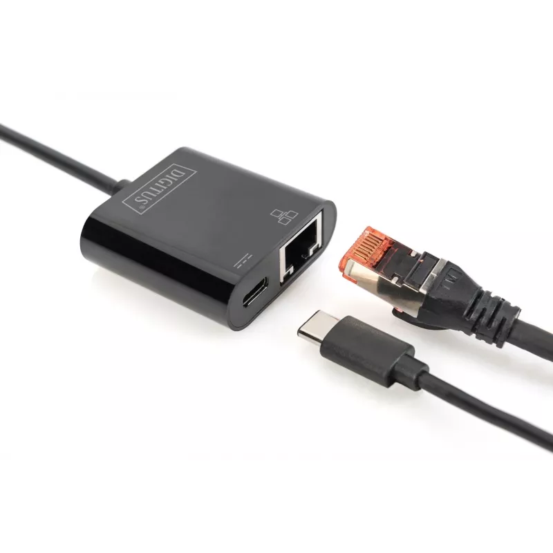 USB Type-C Gigabit Ethernet adaptér Digitus DN-3027