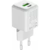 USB-C/A sieťová nabíjačka YENKEE YAC G38 20W 3A Power Delivery (USB-C a USB-A)