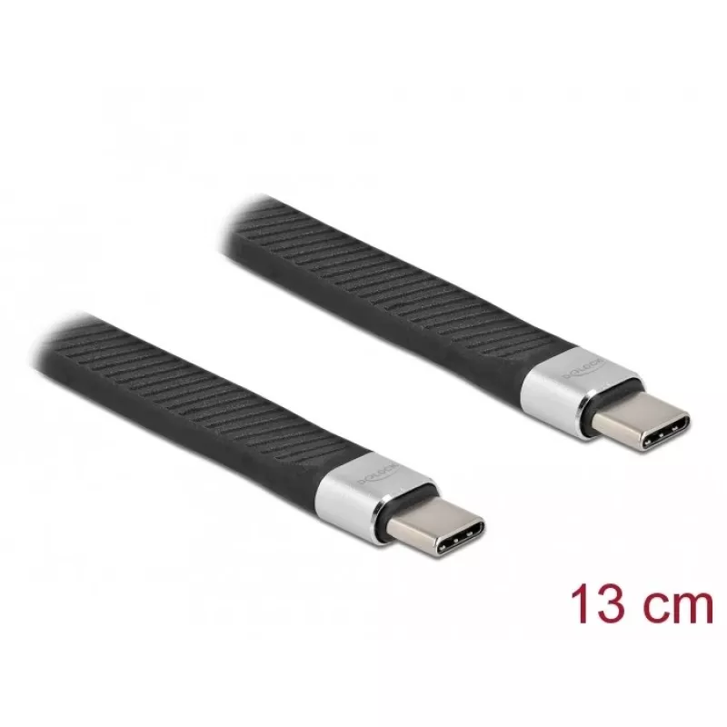 USB 2.0 FPC plochý kábel DeLOCK 86940 USB Type-C na USB Type-C 13 cm
