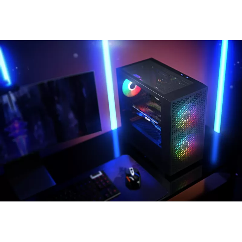 Logic DART PRO ARGB MINI USB-C PC skriňa čierna