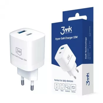 Nabíjačka 33W GaN PD 1xUSB-A+1xUSB-A