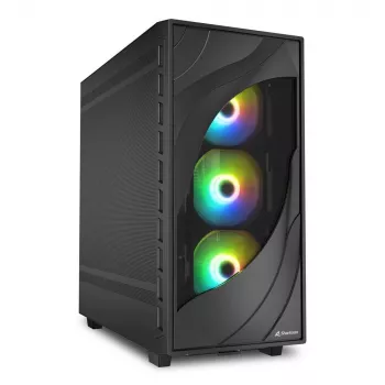 Sharkoon REBEL C80M RGB Midi-Tower čierna
