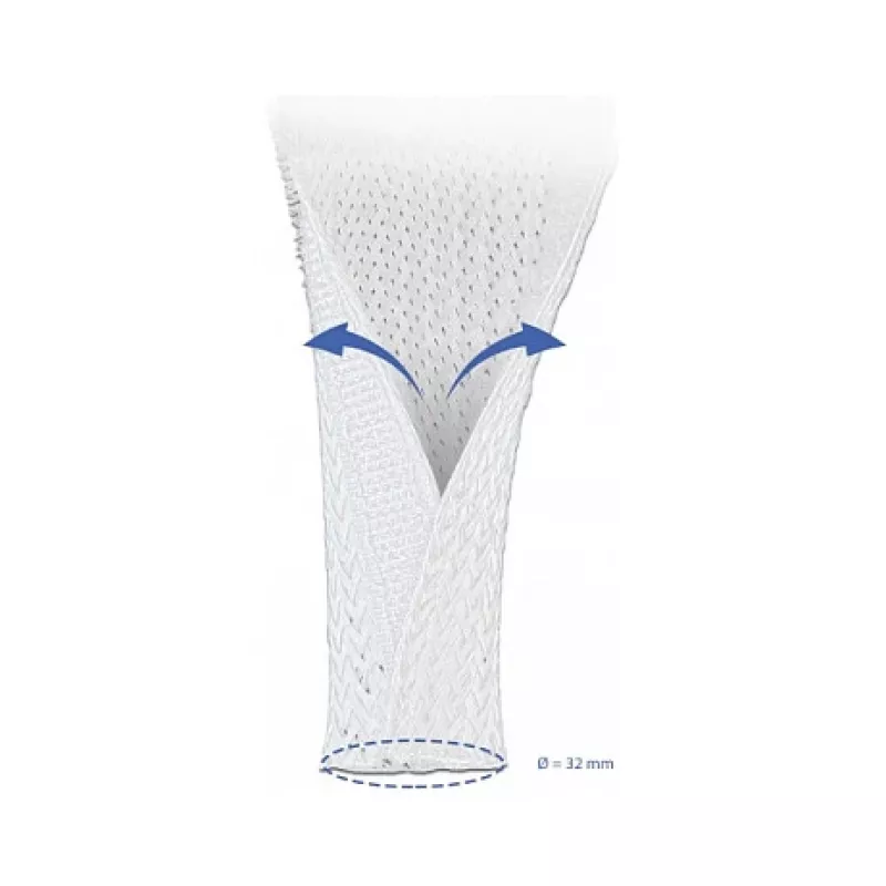 Pletená hadica DeLOCK 20818 5 m x 32 mm biela